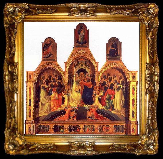 framed  Lorenzo Monaco The Coronation of the Virgin, ta009-2